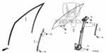 90115SFE004 - Body/Air Conditioning: BOLT, FLANGE (6X12) for Honda Image