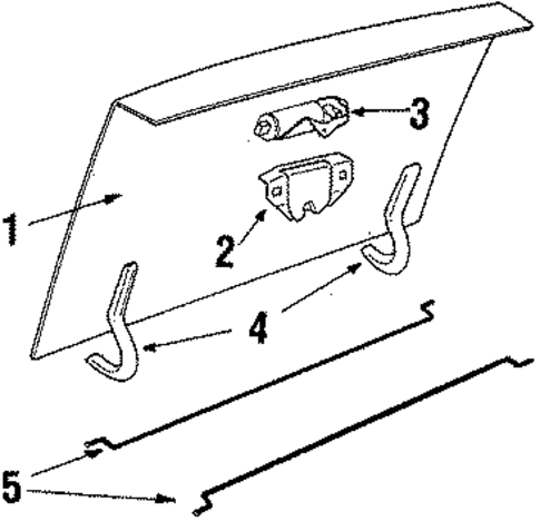 Trunk for 1990 Cadillac DeVille #0