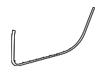 2327208700 - Body: Door Weather-strip for Mercedes-Benz Image