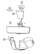 6PA22TX7AB - Glass: Mirror Cover for Mopar Image