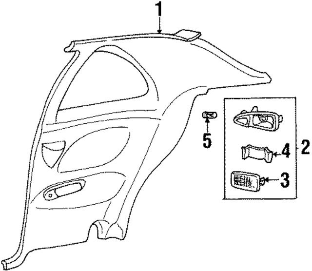 F3LY13776B - : Courtesy Lamp for Ford Image