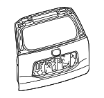 6700560G20 - Body: Door Shell for Lexus: GX460 Image