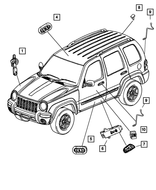 5GW44DX9AC - Electrical: Heated Seat Switch for Mopar Image