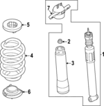 NZ6Z18A161B - : 2022-2024 Ford Maverick - Bracket - Shock Absorber for Ford: Maverick Image
