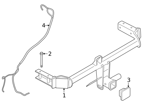 Trailer Hitch Components for 2023 Porsche Macan #0