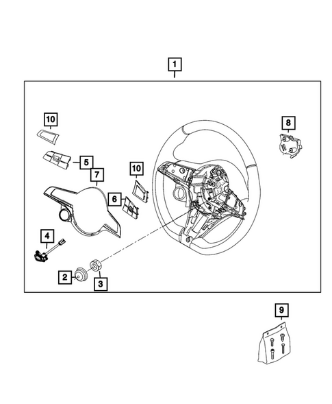 Steering Wheel for 2025 Dodge Hornet #0