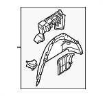 4KE810363B - Body: Inner Wheelhouse for Audi Image