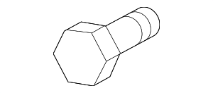 90038512702 - Engine: Crankshaft Pulley Bolt for Porsche Image