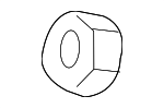 W520102S437M - Exhaust: Front Pipe Nut for Ford Image