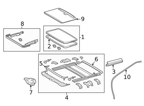 Sunroof for 2014 Toyota Camry #0