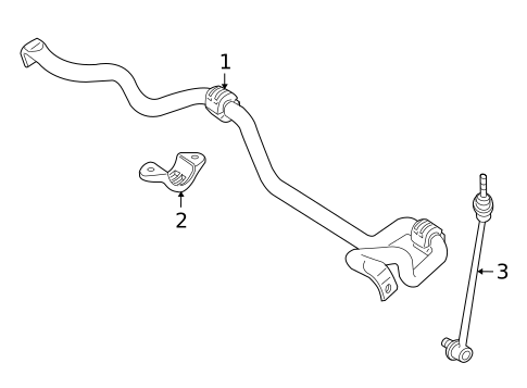 Stabilizer Bar & Components for 2013 Mercedes-Benz S 350 #0