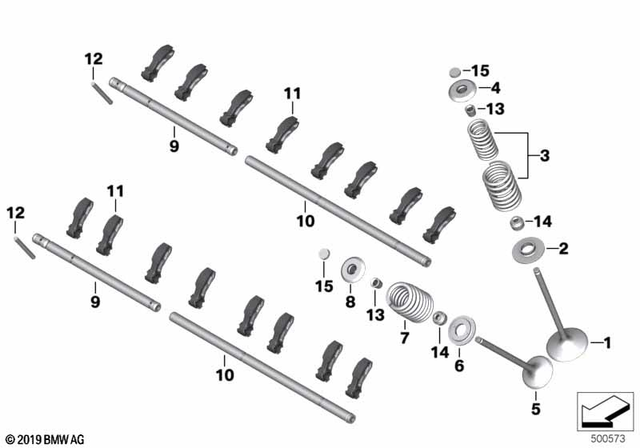 11348359037 - : Intake Valve              for BMW-Motorrad Image