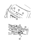5113590AA - Electrical: Rear Wiper Motor Grommet for Mopar Image
