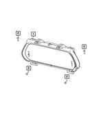 68614573AC - Electrical: Instrument Panel Cluster for Jeep: Grand Cherokee Image