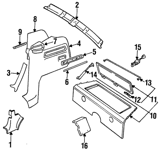BEC5342 - Body: Lock Cylinder for Jaguar Image