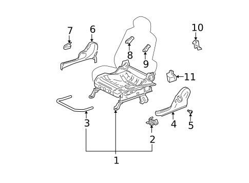 Tracks & Components for 2005 Scion xB #1