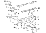 5216960400 - : Bumper Cover for Toyota Image