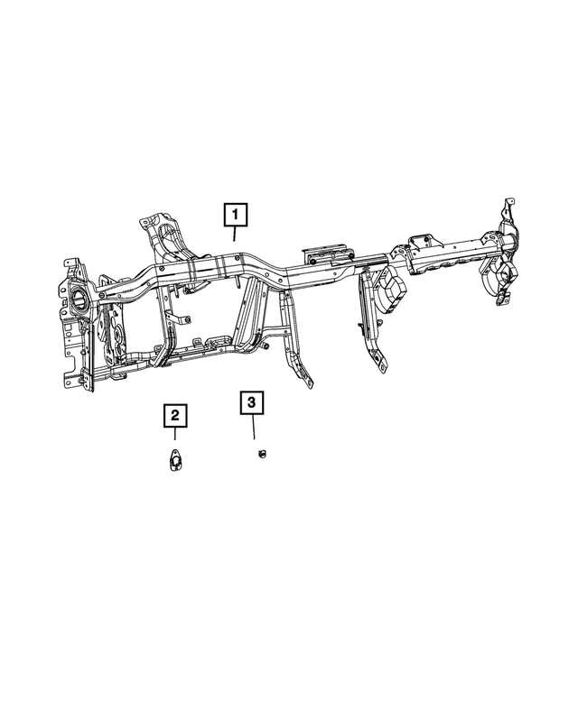 68205930AA - Interior Trim: Switch Bracket for Mopar Image