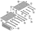 68141708AA - Body Sheet Metal Except Doors: Rear Box Crossmember for Dodge: Ram 1500, Ram 2500, Ram 3500 | Ram: 1500, 1500 Classic, 2500, 3500 Image