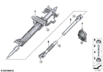 32309504272 - Steering: Manually Adjust. Steering Column for BMW Image