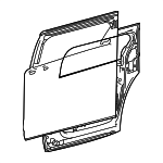 6700408190 - : Door Shell for Toyota: Sienna Image