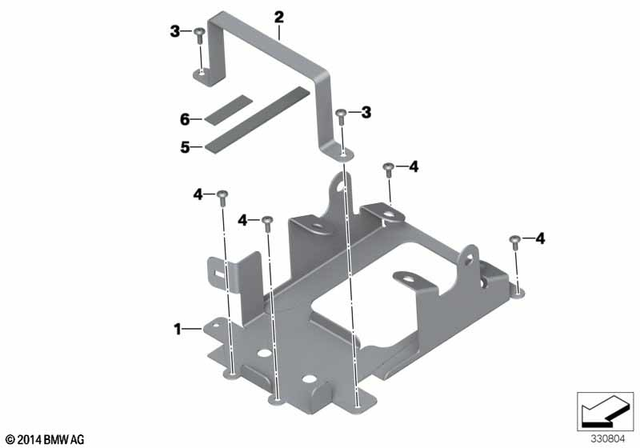 6327651212 - General Electrical System: Binding Head Screw - M5X16-A2-80 for BMW-Motorrad Image