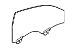 23151654 - Body: Door Glass for Chevrolet: Malibu, Malibu Limited Image