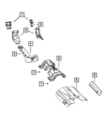 4578335AB - Exhaust: Exhaust Shield for Mopar Image