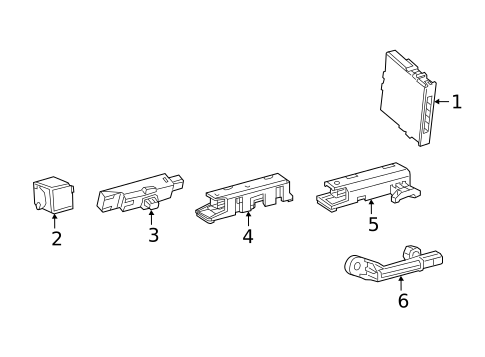 Keyless Entry Components for 2022 Toyota Corolla #1