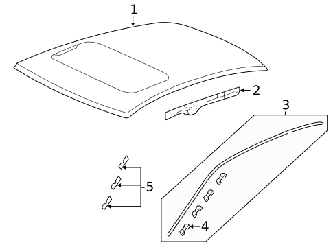 Roof & Components for 2017 Honda Accord #0