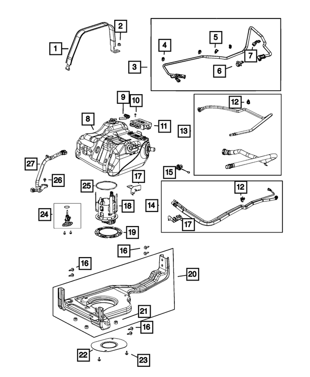 68621194AA - Emission Controls: Vent Valve for Mopar Image image