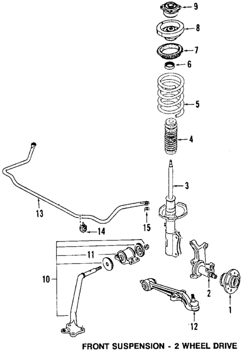 Suspension Components for 1998 Mazda MPV #2