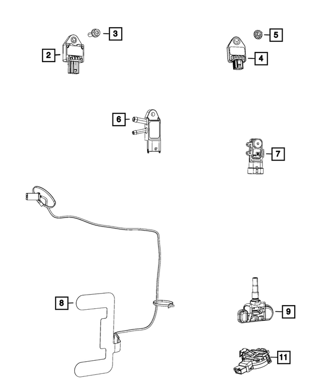 68237026AA - Electrical: Occupant Detection Sensor for Mopar Image image
