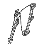 51337434785 - : 2016-2022 BMW X1 - Window Regulator for BMW: X1 Image