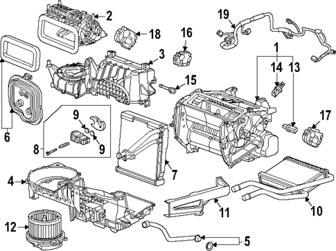 HVAC Case for 2024 Chevrolet Corvette #0