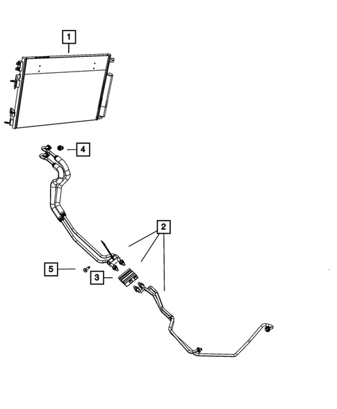 Transmission Oil Cooler, and Lines for 2013 Chrysler 300 #0