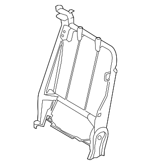 CK4Z99613A38C - Body: Seat Back Frame for Ford Image