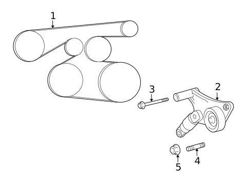 Belts & Pulleys for 2011 Toyota Matrix #0
