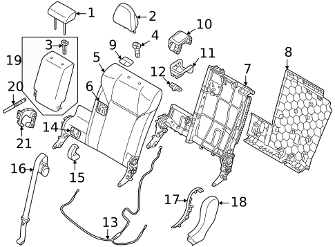 Second Row Seats for 2025 Mitsubishi Outlander #1