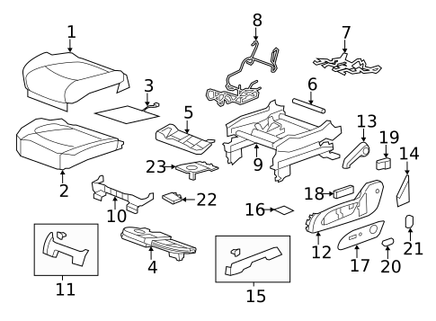 Power Seats for 2017 GMC Acadia Limited #0
