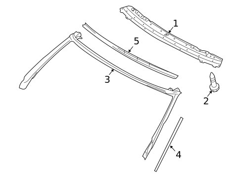 Exterior Trim - Roof for 2017 Nissan 370Z #0