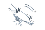 2058202300 - Electrical System: Parts Kit, Wiper Blade for Mercedes-Benz: C350e, C400, C63 AMG Image