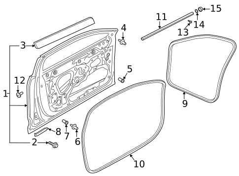 Door & Components for 2022 Audi RS6 Avant #0