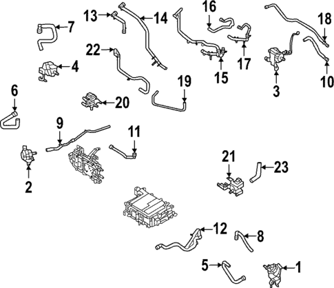 Hoses & Lines for 2022 Ford F-150 Lightning #0
