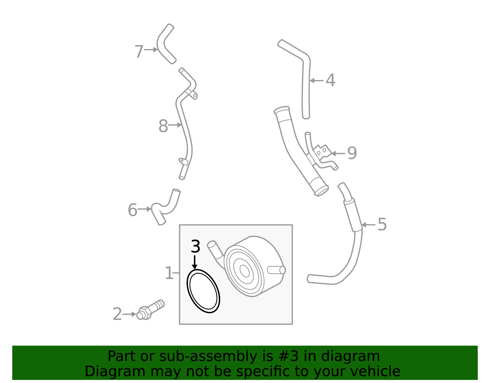 RANSOTO Engine Oil Cooler Kit With Gasket Copatible With 2007-2013 Nissan Altia 2008-2013