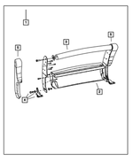 82204594 - Mopar Accessories - Component Parts: Grille Guard Kit for Mopar Image