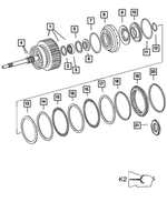 52107928AA - Automatic Transmission 5 Speed [DGU/DGJ]: Plate for Mopar Image