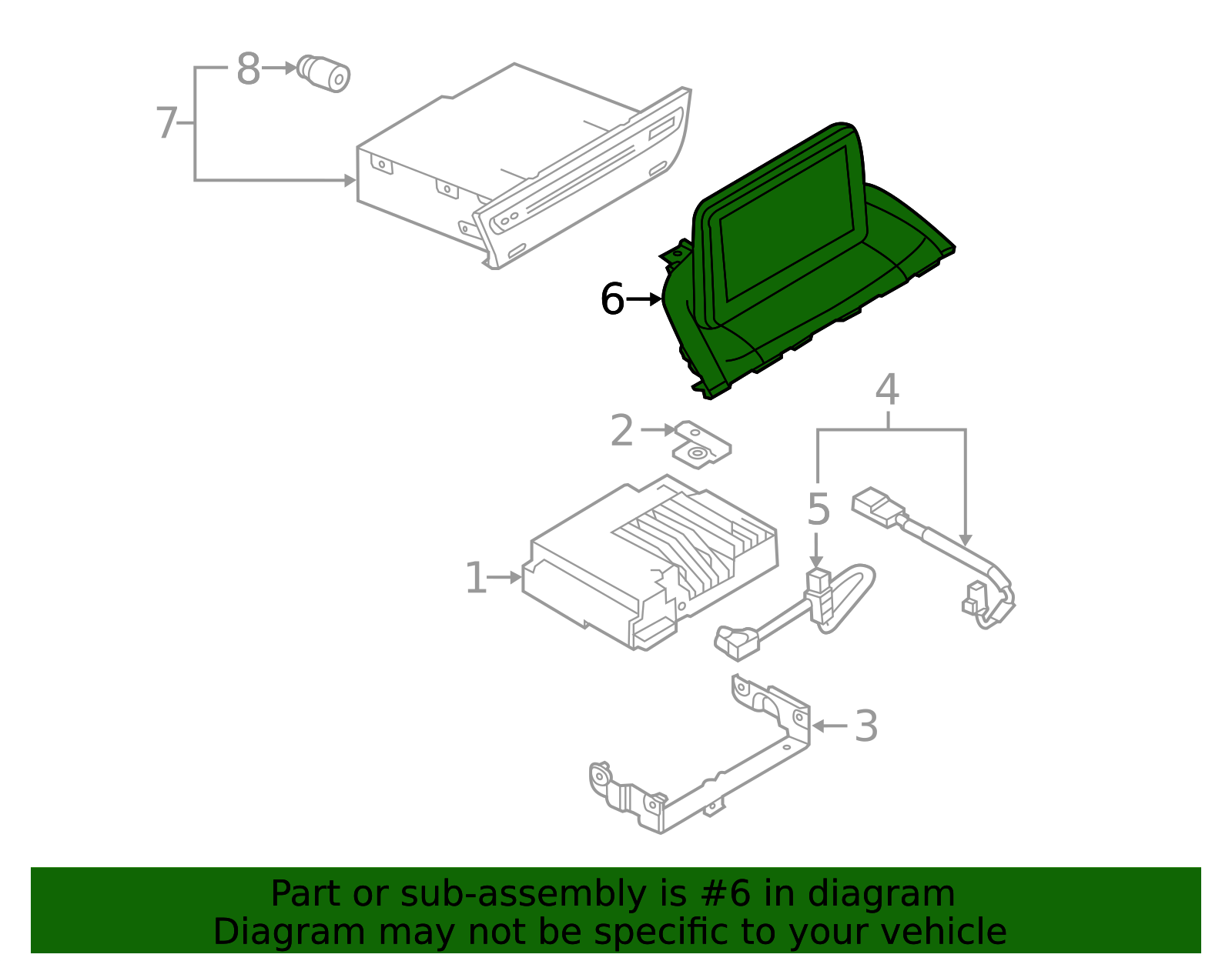 B6YA-61-1JZ - Display System - 2017-2018 Mazda 3 | Mazda Swag