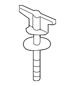 83853SA7980 - Body: Spare Retainer for Honda: Civic, CR-Z, Fit Image