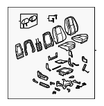 20841315 - Body: Seat Assembly for Cadillac: Escalade, Escalade ESV, Escalade EXT | Chevrolet: Avalanche Image